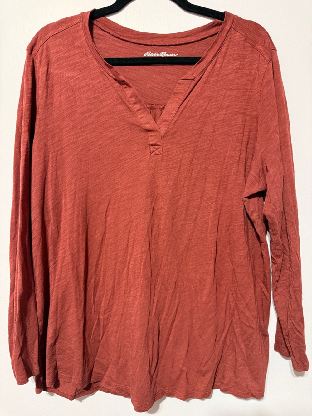 EDDIE BAUER | Women's Vneck Long Sleeve size 2XL